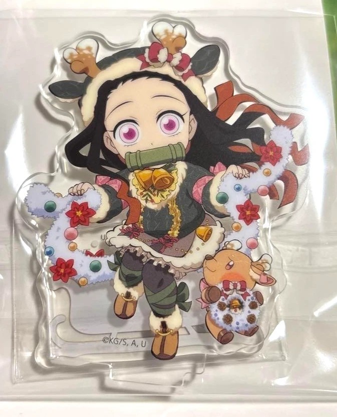 Kimetsu no Yaiba Demon Slayer Navidad 2025 Acrílico Soporte Figura Nezuko...