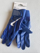 Nike Alpha Batting Gloves Adult Unisex Blue/Blue/White Size XLarge  INV310 