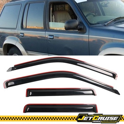 Fits 91-05 Ford Explorer & Sport Trac 4Door Acrylic Window Visors Sun Cover 4Pc