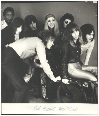 C807/ The Red Beans and Rice UK-Rock-Popband  Pressefoto 22 x 19 cm ca.1970