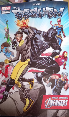 Marvel x Axe body spray comic 2019