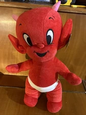 Toy Factory Hot Stuff Little Red Devil Plush Character 14” Stuffed Animal Diaper