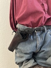 LEFT HAND FITS Ruger Single Six Ten Wrangler 5.5" Cowboy Holster Cross Draw