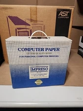 Box Of Continuous Computer Paper By Impreso 1000 Sheets