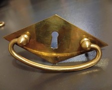 Griffbeschläge Messing Raute 2 Stück