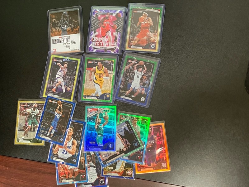 2025-26 Topps NBA Hoops  Numbered Lot (16) cards w/ Durant /99 Spud Webb /25