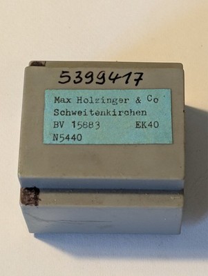 1x Max Holzinger BV15883 EK40 N5440 PCB Printtrafo Transformator NOS