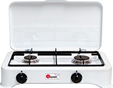 CF Parker Gaskocher mit Zündsicherung 2-flammig