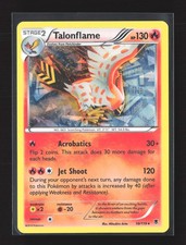 Pokemon XY - Phantom Forces #10/119 Cracked Ice Holo Rare Talonflame