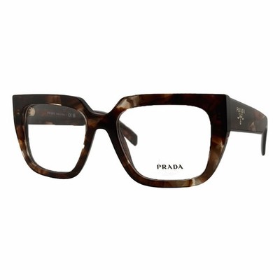 Prada PR A03V Havana Caramel Brown Eyeglasses Frames 52mm 18mm 140mm - 14P-1O1