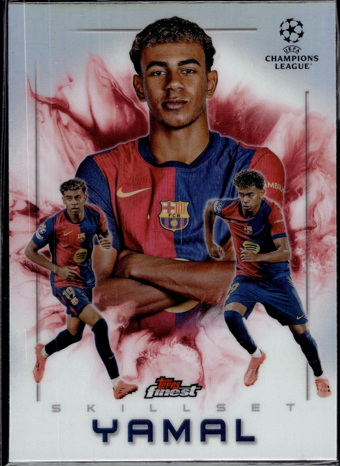 2024-25 Topps Finest Lamine Yamal #SK-3 Skillset - Barcelona view 1