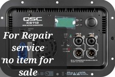 QSC KS112 Subwoofer Amplifier Module Repair service. Read description.