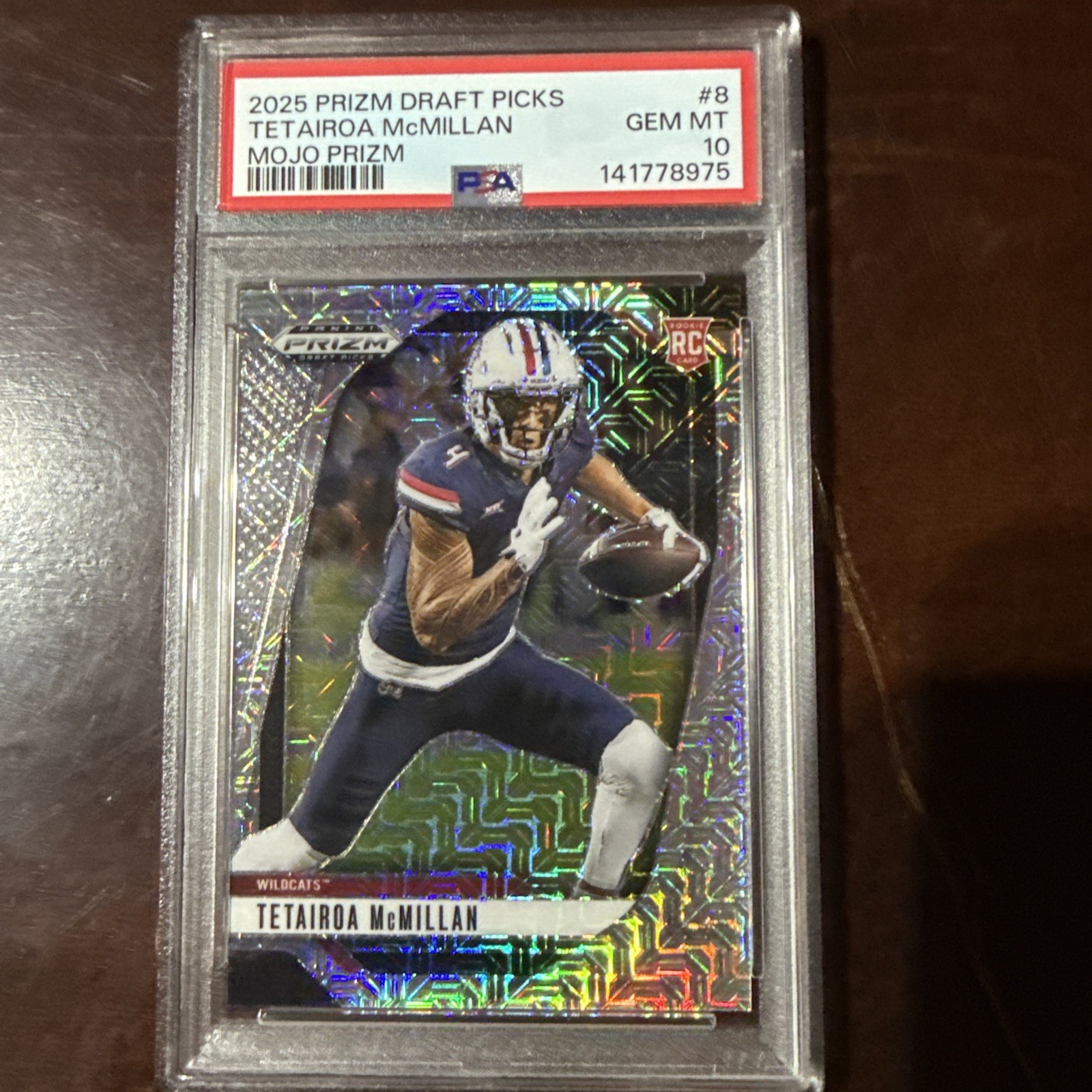 Tetairoa McMillan Panini Prizm Draft Picks #8 Mojo Prizm