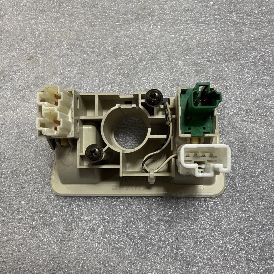 OEM Trunk and Fuel Door Release Button with Bezel Ivory 2001-2006 Lexus LS430 84 - Image 4 of 4