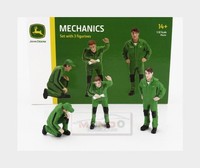1:32 Schuco Figures Set 3X Figure John Deere Green 450391501 Modellbau