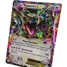 Pokemon Rayquaza EX 75/108 Roaring Skies Holo Rare Full Art Trading Card on eBay