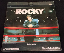 ROCKY LASERDISC RARE 1ST COVER SYLVESTER STALLONE EXTENDED 1982 20TH CENTURY FOX