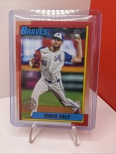 Chris Sale 2025 Topps Series 2 #90B2-4 1990 35th Anniversary Insert Atl Braves