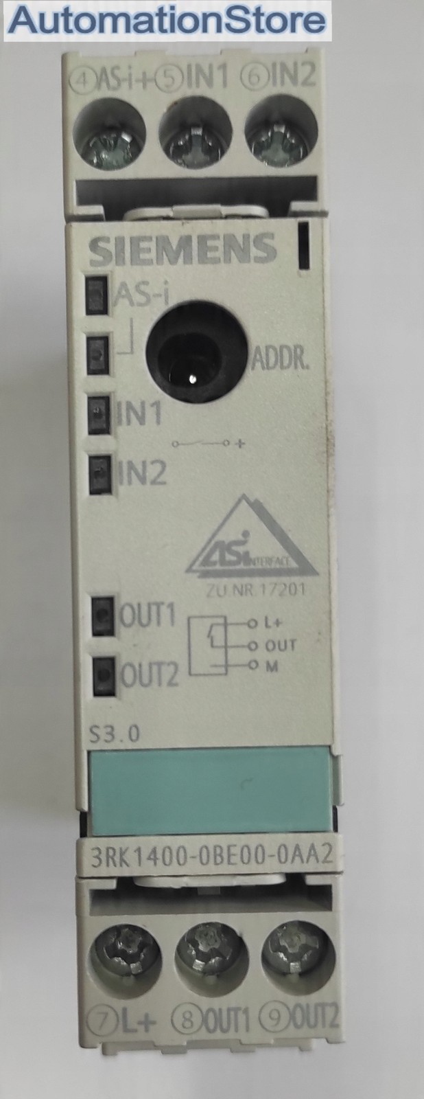 Siemens I/O Module 3RK1400-0BE00-0AA2 SlimLine SC22.5