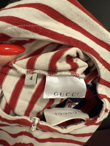 Gucci Girls Romper, Size 4, Sleeveless With Shorts, No Signs Of Wear - Picture 4 of 5
