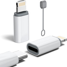 MFi Certified 27W USB C to Lightning Adapter 2 Pack - Fast Charging Data Sync,