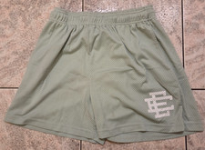 Eric Emanuel Mesh Shorts - Silt Green Size XL Excellent