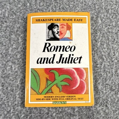 Barron's Shakespeare Made Easy Romeo and Juliet Modern English PB 1985 1st US