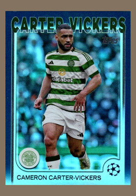 2024-25 Topps UCC #117 Cameron Carter-Vickers 219/275 Navy Blue Foilboard