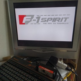 F-1 SPIRIT MSX MSX2 Game Cartridge only, Working, Japan