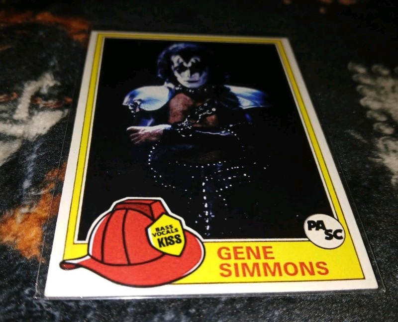 KISS CARD GENE SIMMONS The Elder 1981 TV Only PROMOTIONAL Tour