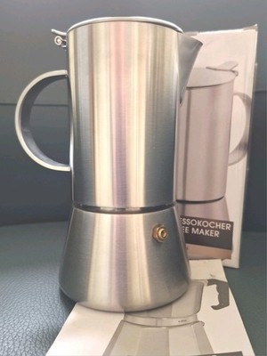CILIO Espressokocher Aida für 4 Tassen  Edelstahl matt Neu originalverpackt 