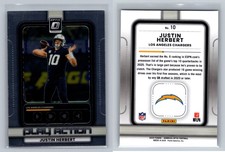 2025 Donruss Optic #10 Justin Herbert Play Action