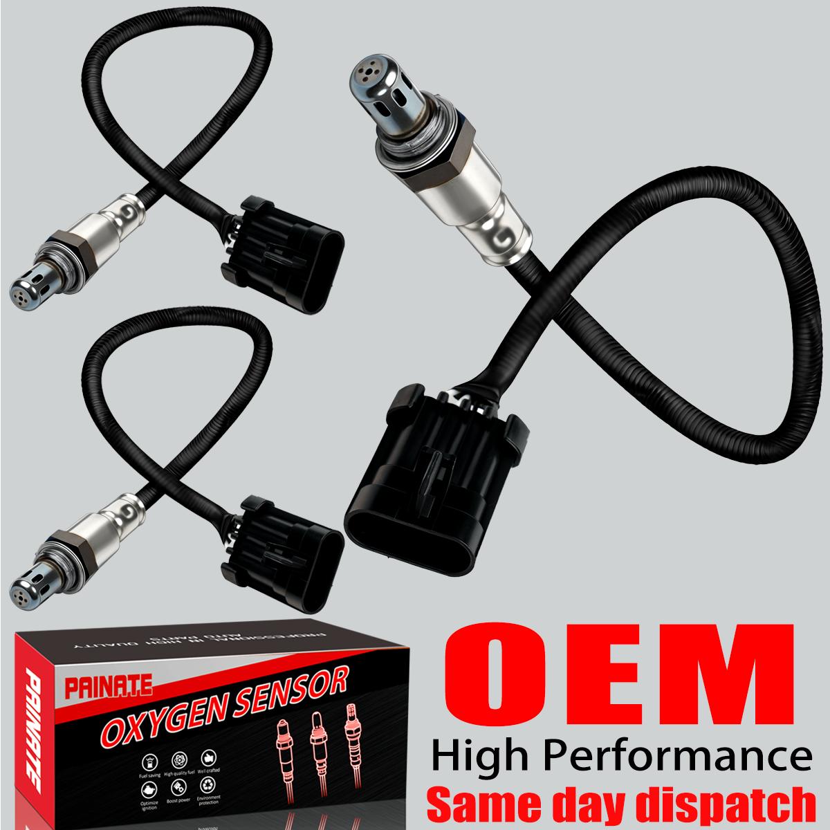 3PCS Brand OEM Upstream & Downstream Oxygen O2 Sensor For Chevy GMC Sonoma 4.3L