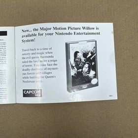 Chip N Dale Rescue Rangers Nintendo NES Manual de instrucciones Folleto solamente