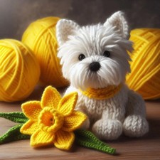 Luxury Westie Birthday Card - Blank Inside DAF