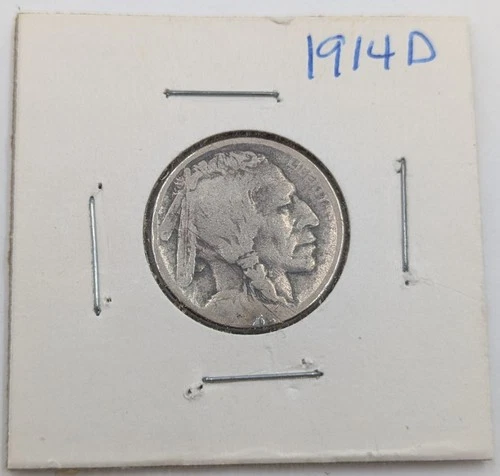 1914 D Buffalo Nicklel -Good-