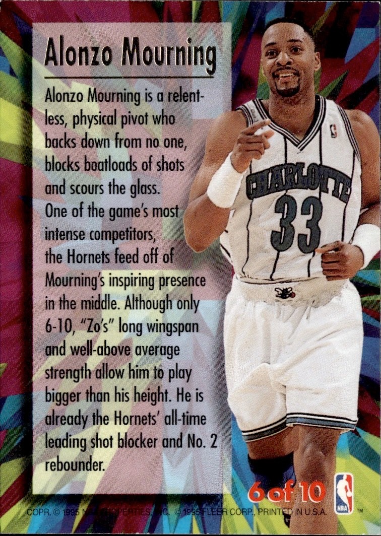 1994 Ultra Power Alonzo Mourning BUY 3 GET 1 FREE