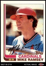 1982 Topps #574 Mike Ramsey Cardinals 6 - EX/MT
