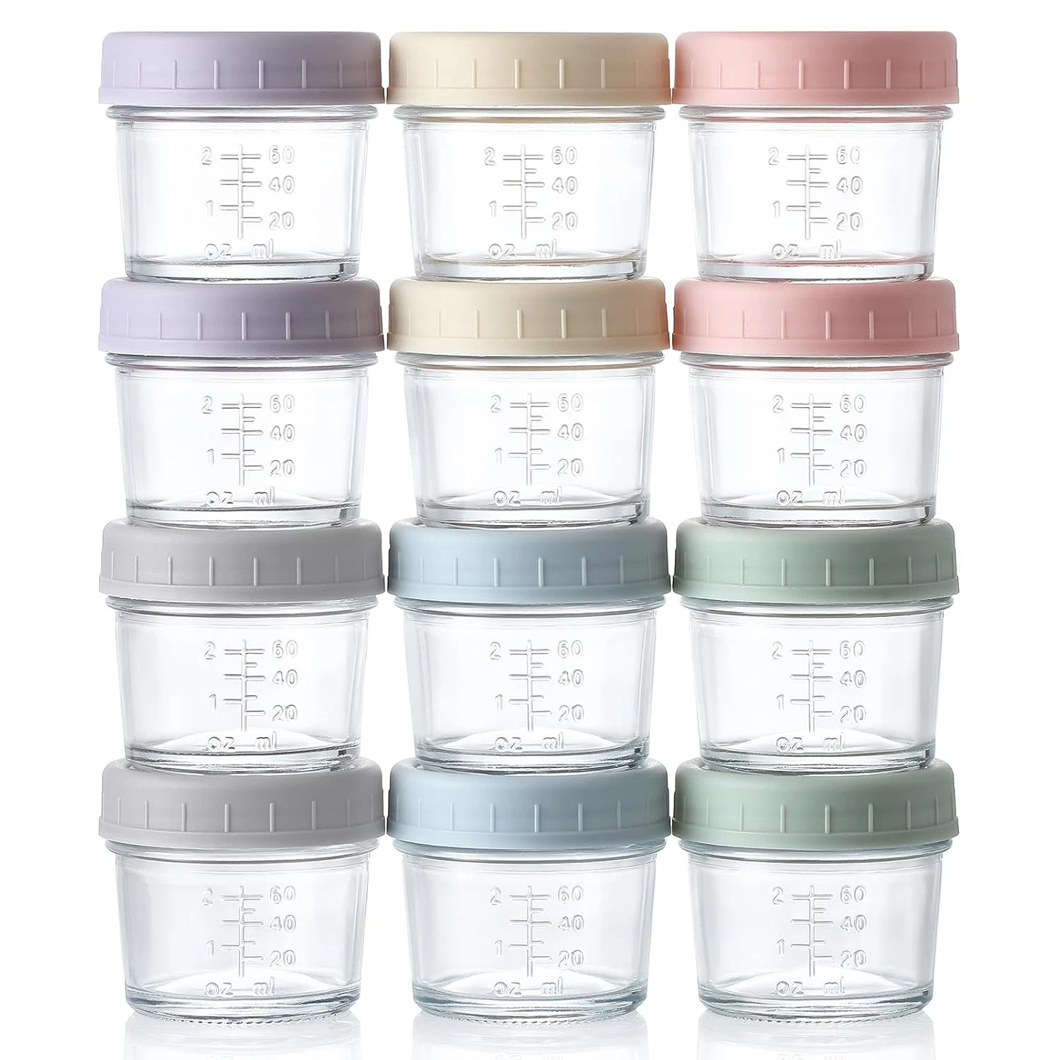 12Pack Glass Baby Food Storage Containers - 4 Oz Baby Food Storage Jars with Lid
Opens in a new wind