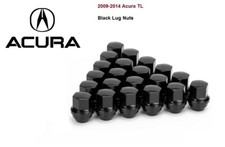 2009-2014 Acura TL Black Lug Nuts