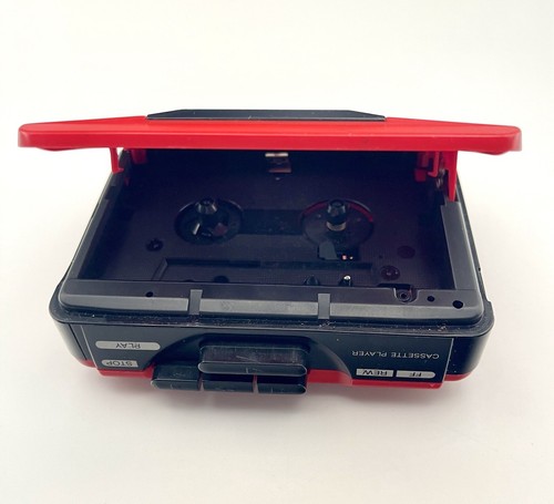 Sony WM-B12 Red Walkman Vintage Rare Limited 100% Tested And Working - Photo 4/5