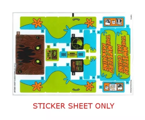 LEGO 75902 - Scooby Doo - The Mystery Machine - STICKER SHEET 