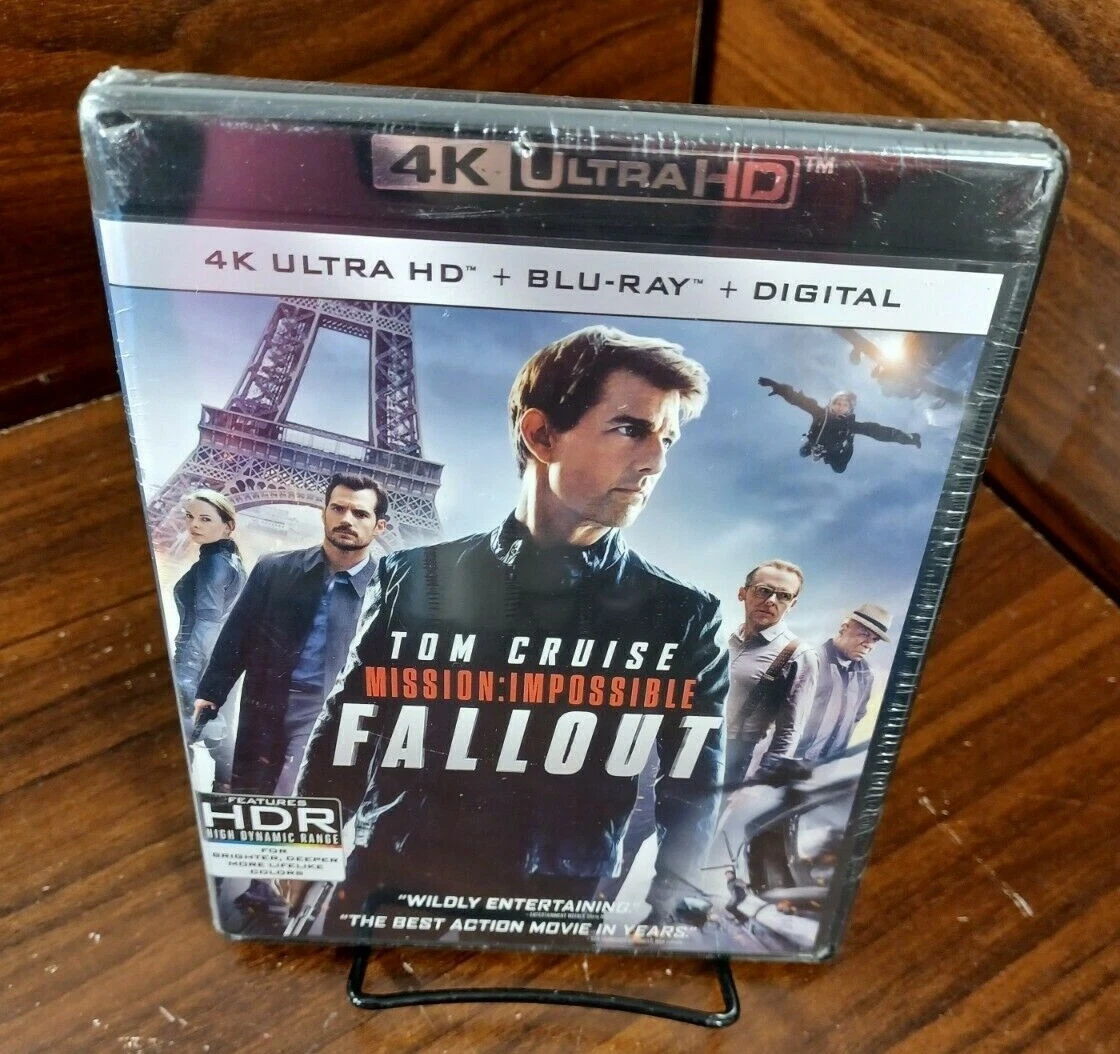 Mission Impossible Fallout 4K Blu ray Digital NEW Sealed Free