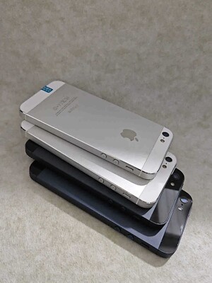 Apple iPhone 5 - 64 GB - White & Silver (Unlocked) for sale online