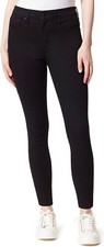 Womens Jessica Simpson High Rise Skinny Jean Super Soft Black 8
