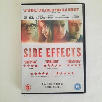 Side Effects DVD Region 2 Jude Law Rooney Mara Thriller, Soderbergh (DIR)