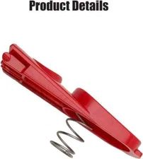 2 Pack Cleaner Head Clip Latch Tab Button with Spring Replacement for Red