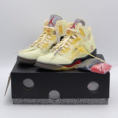 Size 8.5 - Nike Air Jordan 5 SP x Off-White Mid Sail Size 8.5 - Nike Air Jordan 5 SP x Off-White Mid Sail
