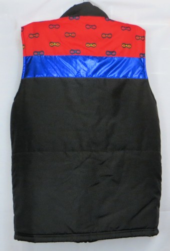 Cat & Jack Girls Size XL 16 Winter Snow Vest Black Blue Red Mask Pattern - Picture 2 of 3
