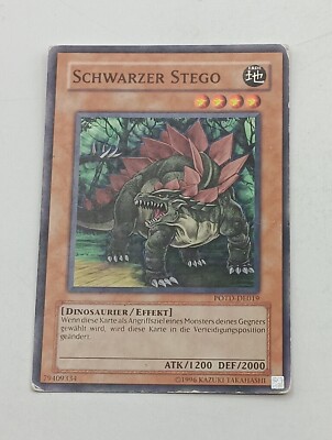 Yu-Gi-Oh Einzelkarte Schwarzer Stego bespielt